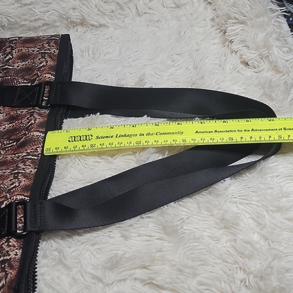 Kipling Rustria shopping bag purse python pattern - Picture 12 of 14